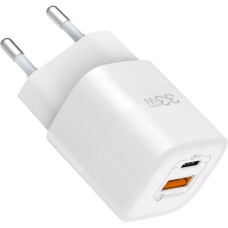 Купить Сетевое зарядное устройство WIWU USB/Type-C 33W белое