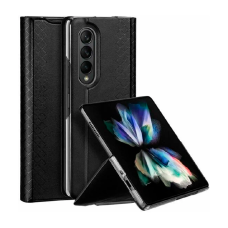 Купить Пластиковая накладка Dux Ducis Bril для Samsung Galaxy Z Fold 3 экокожа черная