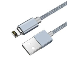 Купить Кабель магнитный Hoco USB-Lighting 1,0m серый