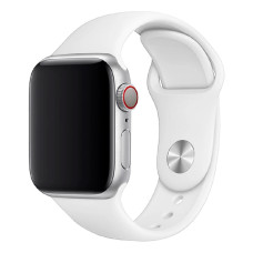 Купить Браслет для AppleWatch (38/40 mm) силикон белый