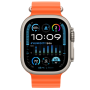 Купить Apple Watch Ultra 2 GPS + Cellular, 49 мм, корпус из титана, ремешок Ocean (One Size) цвета orange (оранжевый)