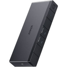 Купить Хаб док станция Anker Type-C 11 in1 A8399 3 Type C/4 USB /HDMI/2 DisplayPort/Lan серый EAC