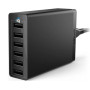 Купить Сетевое зарядное устройство Anker PowerPort 6 USB 60W A2123 черное