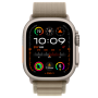 Купить Apple Watch Ultra 2 GPS + Cellular, 49 мм, корпус из титана, ремешок Alpine (M) цвета olive (оливковый)