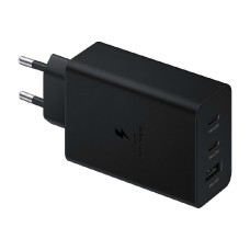 Купить Сетевое зарядное устройство Samsung (EP-T6530NBEG) 65W 2xType-C + USB черное РСТ