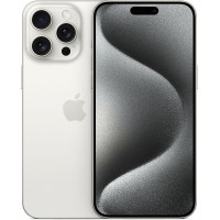 Купить Apple iPhone 15 Pro Max 256GB Dual: nano SIM + eSim titanium white (титановый белый)