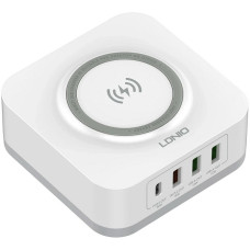 Купить Беспроводное зарядное устройство LDNIO AW004 (3USB + Type-C) 32W белое