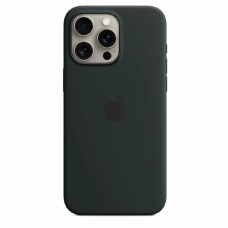 Купить Силиконовая накладка Silicone Case с MagSafe для iPhone 15 Pro черная UAE