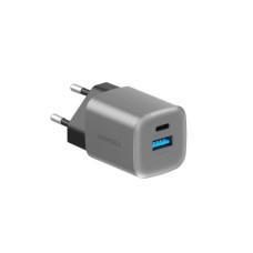 Купить Сетевое зарядное устройство EnergEA Ampcharge GaN35 USB/Type-C 35W темно-серое