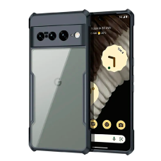 Купить Противоударная накладка Xundd для Google Pixel 7 Pro прозрачная с черными бортами