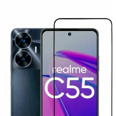 Купить Защитное стекло Realme C67/C55 полноэкранное черное