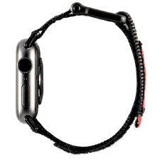 Купить Браслет UAG для AppleWatch 49mm (42-44-45mm) нейлоновый на липучке черный