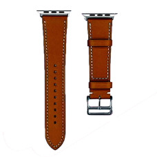 Купить Кожаный ремешок WIWU Leather watch band для Apple Watch 42-44-45mm Brown