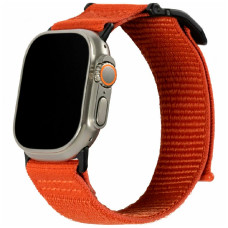 Купить Браслет UAG для AppleWatch 49mm (42-44-45mm) нейлоновый на липучке оранжевый