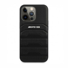 Купить Чехол CG Mobile AMG Leather Debossed lines Hard для iPhone 14 Pro цвет Черный