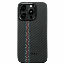 Купить Кевларовая накладка Pitaka Fusion Weaving MagEZ Case 4 для iPhone 15 Pro (6.1"), Rhapsody