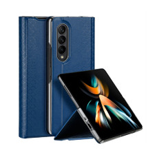 Купить Чехол книжка Dux Ducis Bril series для Samsung Galaxy Z Fold 5 под кожу темно-синий