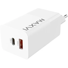 Купить Сетевой блок Maxvi A482GN 65W USB/Type-C белый EAC