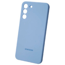 Купить Силиконовая накладка Silicone Case для Samsung Galaxy S23 Plus голубой Deluxe