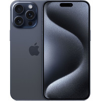 Купить Apple iPhone 15 Pro Max 256GB Dual: nano SIM + eSim titanium blue (титановый синий)