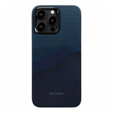 Купить Кевларовая накладка Pitaka MagEZ Case 4 для iPhone 15 Pro, синий