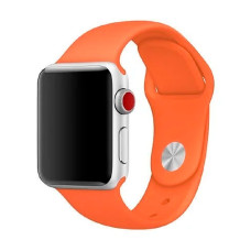 Купить Браслет для AppleWatch (38/40 mm) силикон оранжевый